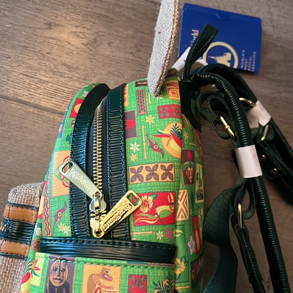 Enchanted tiki room Loungefly Mini Backpack - Picture 6 of 7